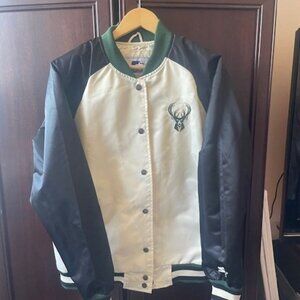 Milwaukee Bucks Satin Starter Jacket